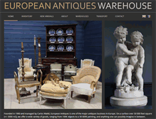 Tablet Screenshot of antiqueswarehouse.be